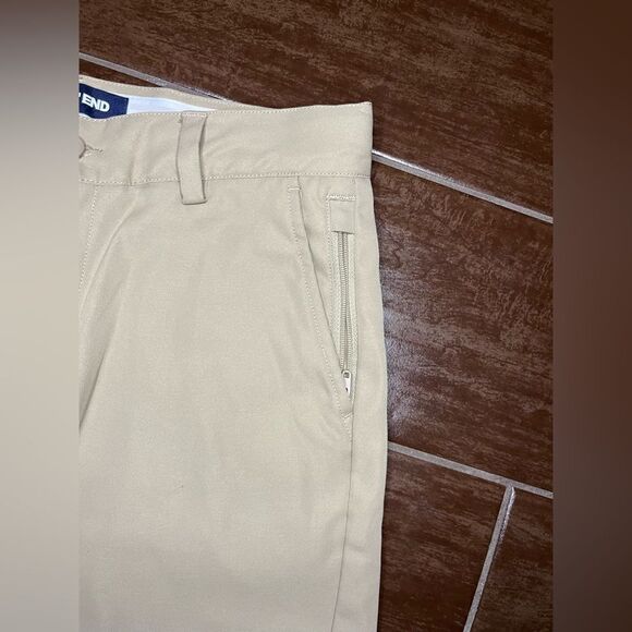 Lands’ End khaki performance shorts sz 10 - Picture 5 of 7